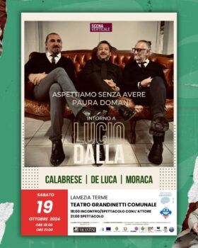 In scena a Lamezia Terme “Aspettiamo senza avere paura domani” l’omaggio a Lucio Dalla chiude l’Alzheimer Fest