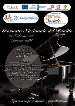 Catanzaro, oggi il "Concerto al Buio" organizzato dall’Unione Italiana dei Ciechi e degli Ipovedenti