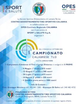 Lamezia, definito calendario per il 2025 del Centro Addestramento Tiro Sportivo Calabria