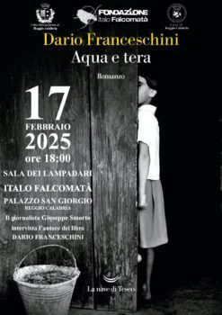 Reggio Calabria, il 17 febbraio a Palazzo San Giorgio la presentazione dell'ultimo romanzo di Dario Franceschini