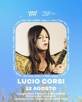 Lamezia, Lucio Corsi è il nuovo headliner nella line-up di Color Fest 2025