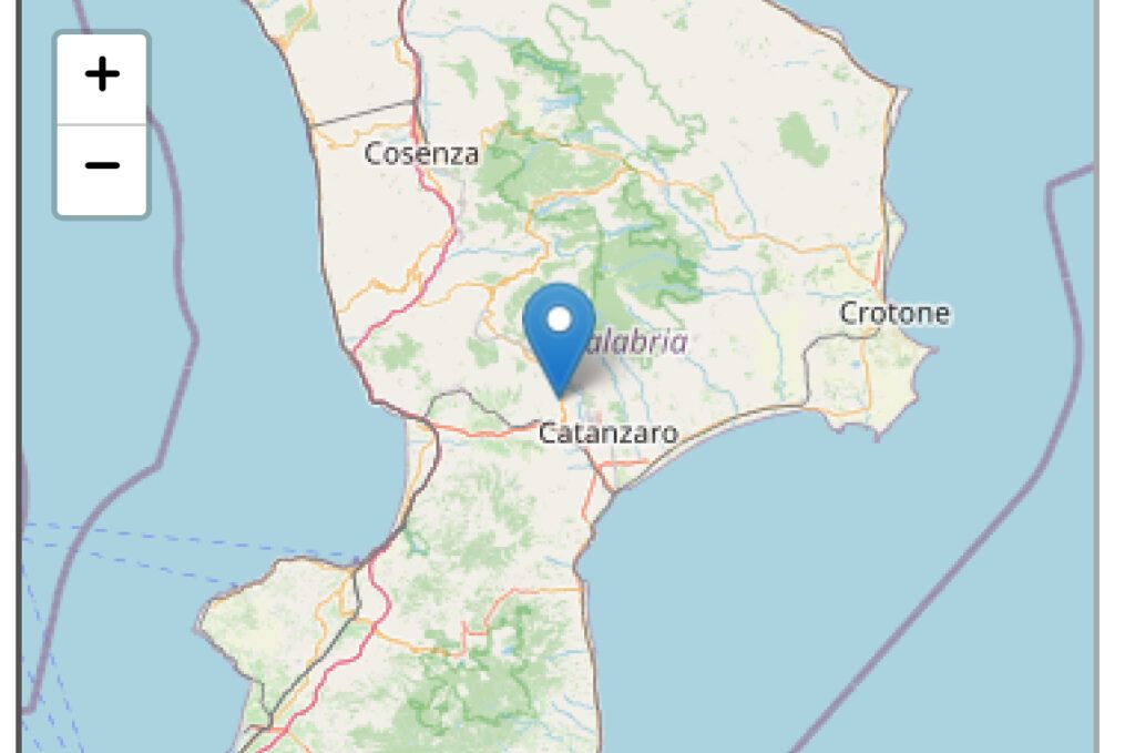 Scossa di terremoto 3.3 a Tiriolo