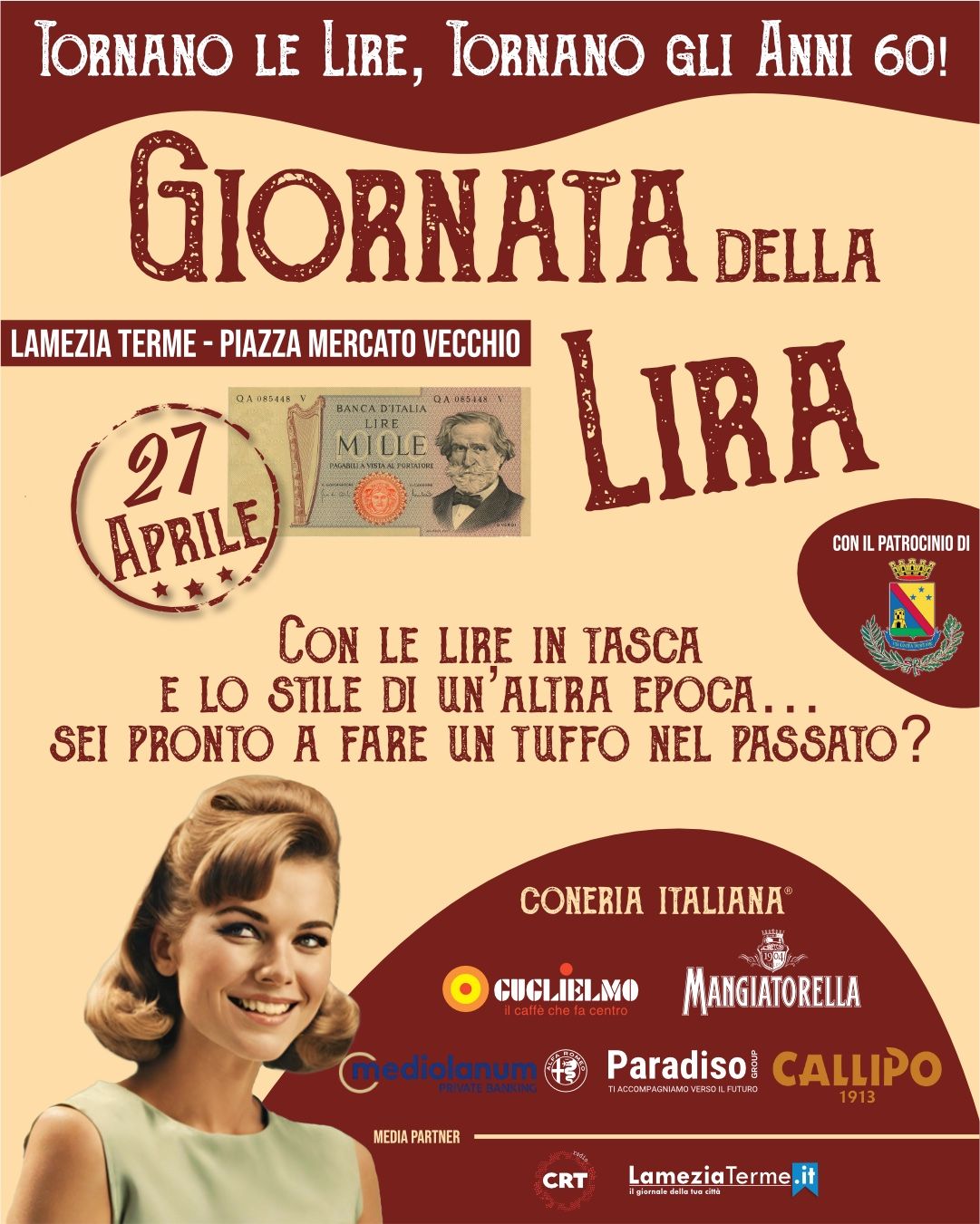 Lamezia, lutto del Pontefice, posticipata al 27 aprile Giornata della Lira
