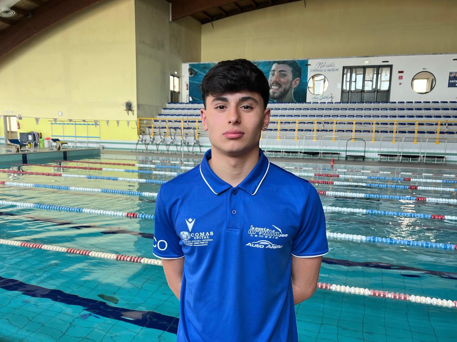 È Demis Lico dell’Arvalia Nuoto Lamezia l’unico atleta calabrese che parteciperà ai Campionati Italiani Giovanili Indoor di Fondo