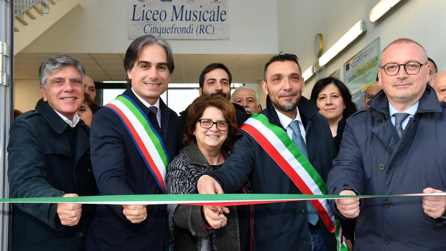 Apertura del Liceo Coreutico a Cinquefrondi, Conia: "Un sogno che si realizza"