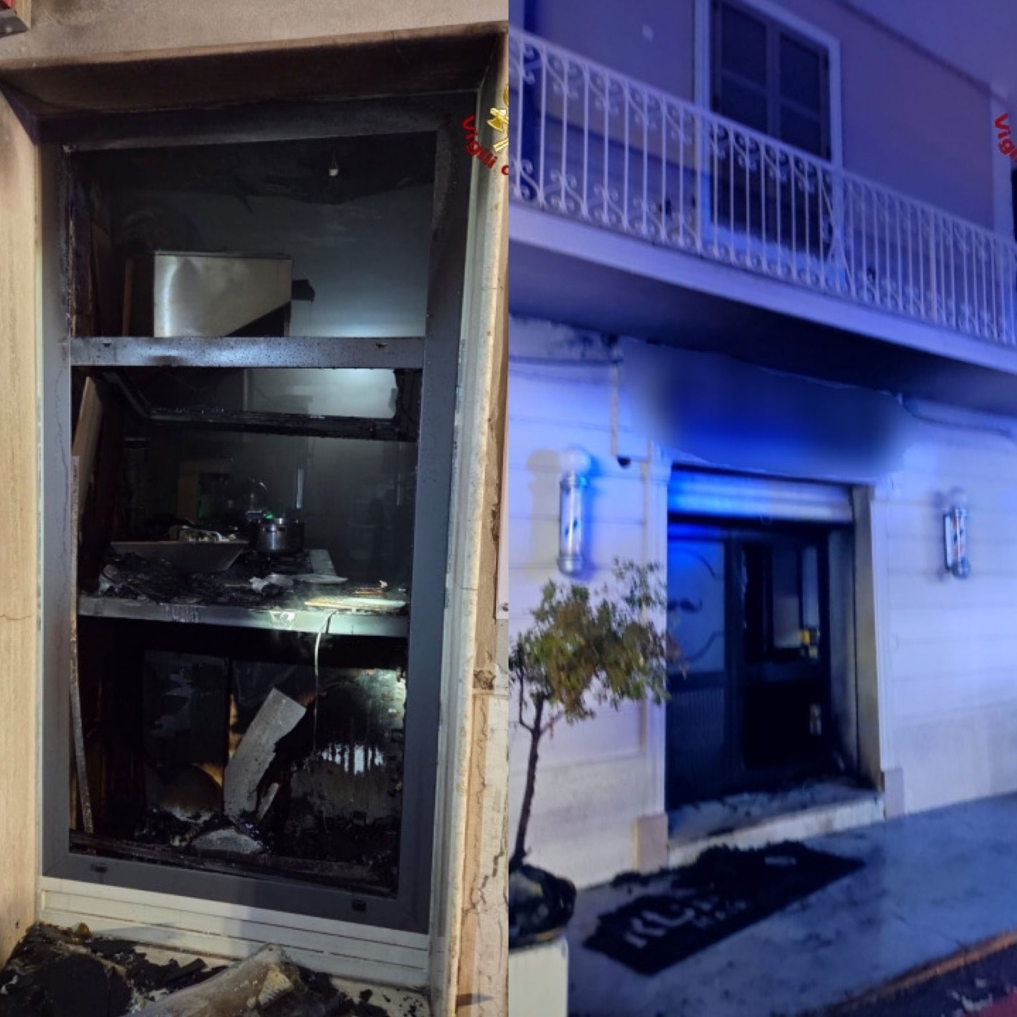 Lamezia, due incendi nella notte: laboratorio di pasticceria e parrucchieria