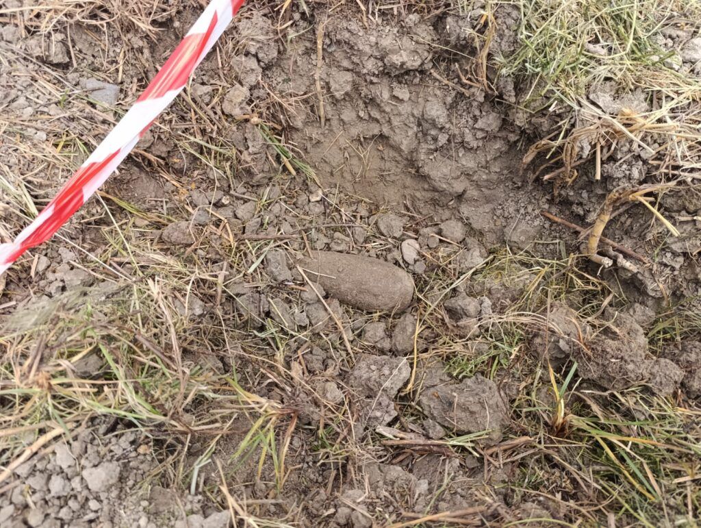 Rinvenuta, nel cantiere del Campus Universitario di Catanzaro, una bomba da mortaio tedesca della seconda guerra mondiale