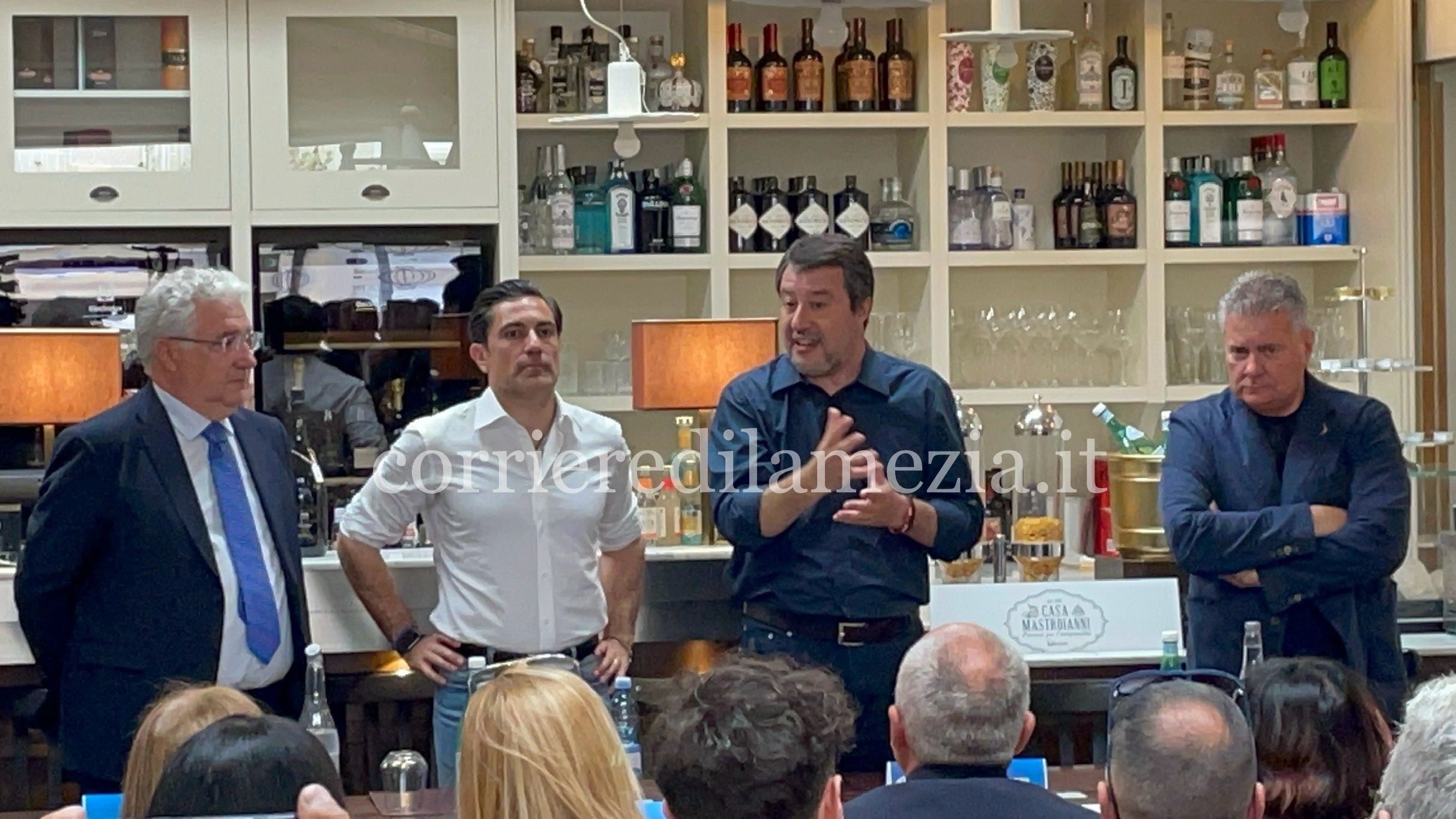 Matteo Salvini a Lamezia per sostenere Mario Murone: 'Qui per mostrare ciò che già stiamo facendo'