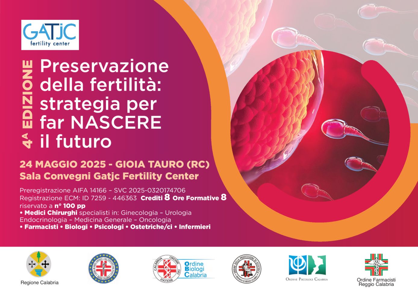 Preservazione della fertilità: strategia per far nascere il futuro. Arginare l’Italia che invecchia si può, se ne parla domani a Gioia Tauro 
