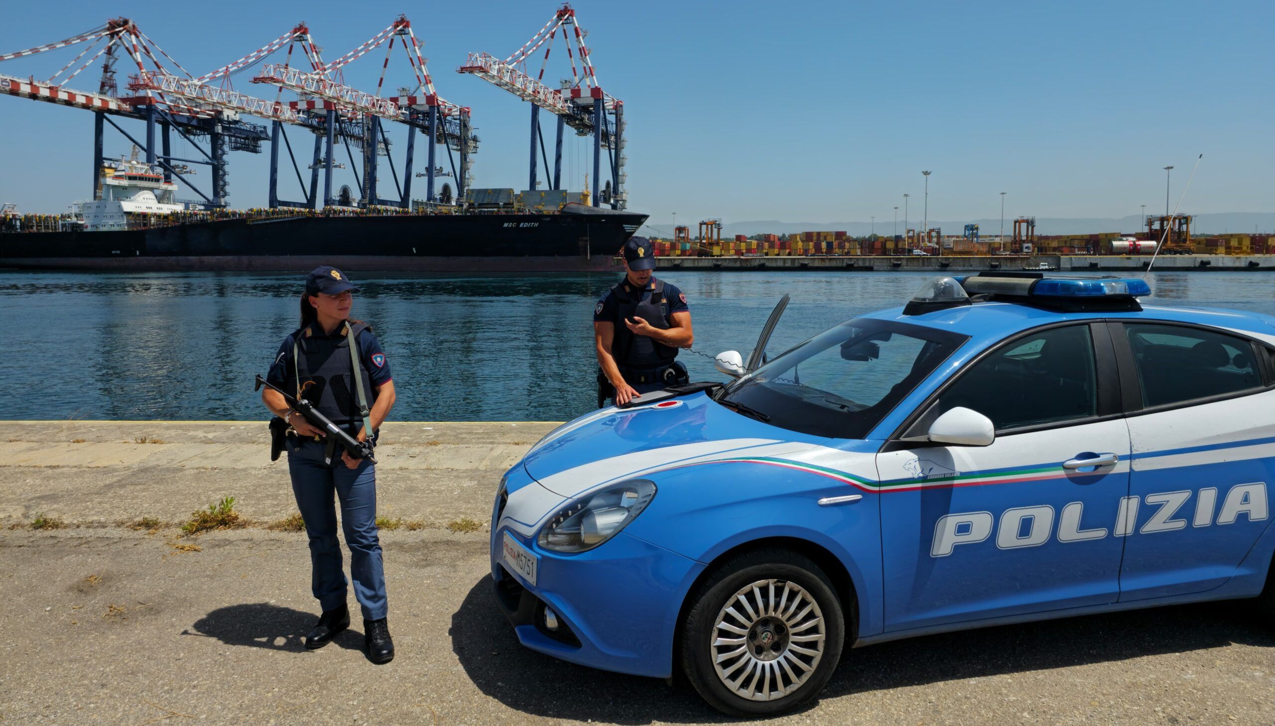 Sequestrati al porto di Gioia Tauro 3kg di sostanza stupefacente del tipo cannabis indica