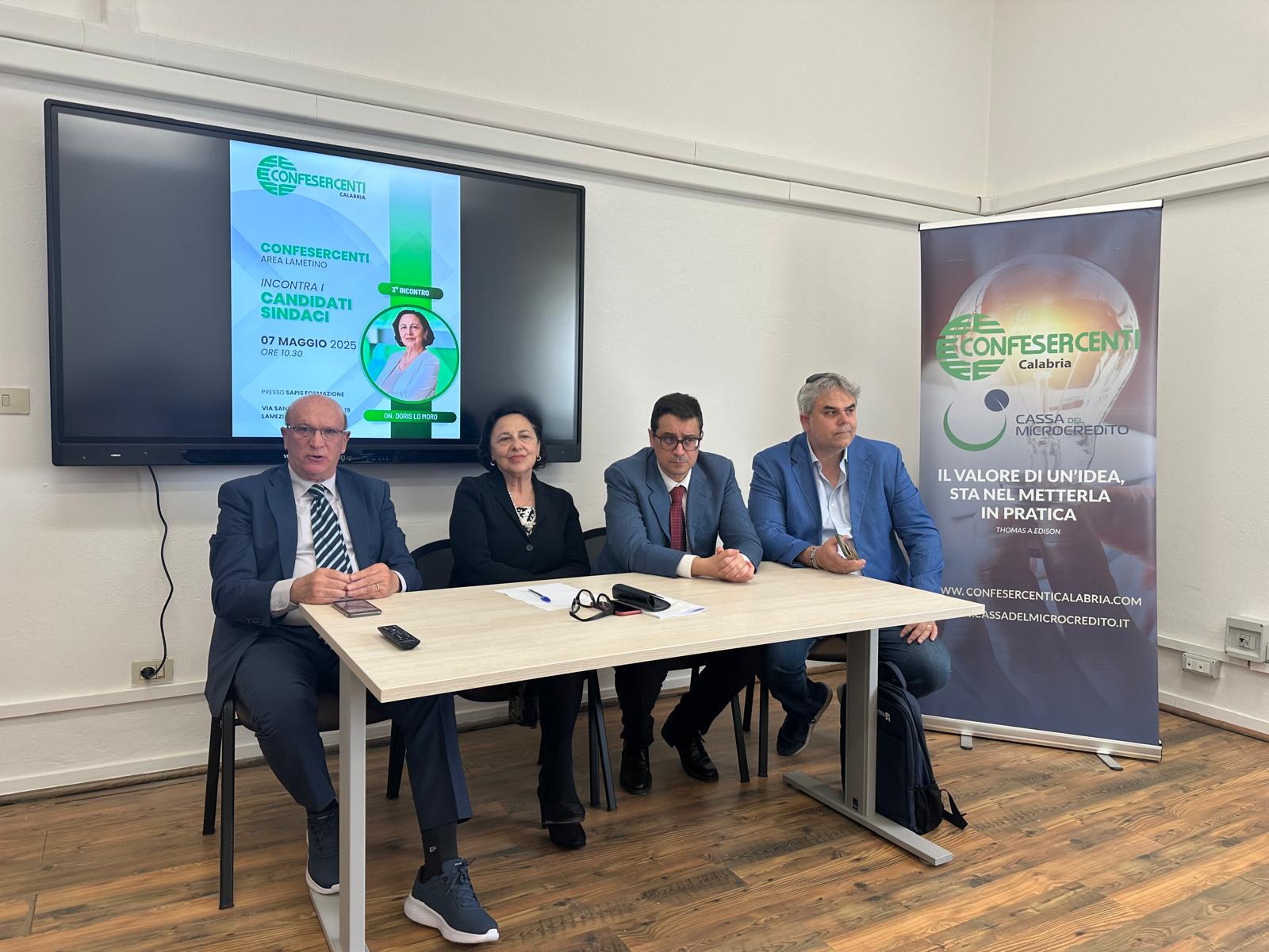 Lamezia, Confesercenti incontra Doris Lo Moro: focus su imprese, turismo e sviluppo locale