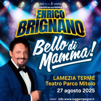 Estate a Lamezia: grandi eventi al Teatro di Parco Mitoio con Stefano De Martino ed Enrico Brignano