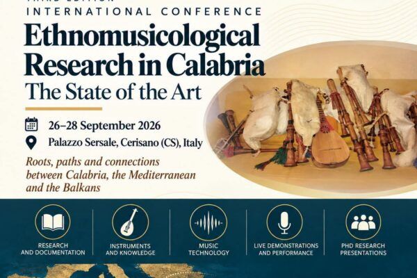 Cerisano capitale dell’etnomusicologia: studiosi e ricercatori da Italia ed estero per il III Convegno internazionale dedicato alle tradizioni musicali del Mediterraneo