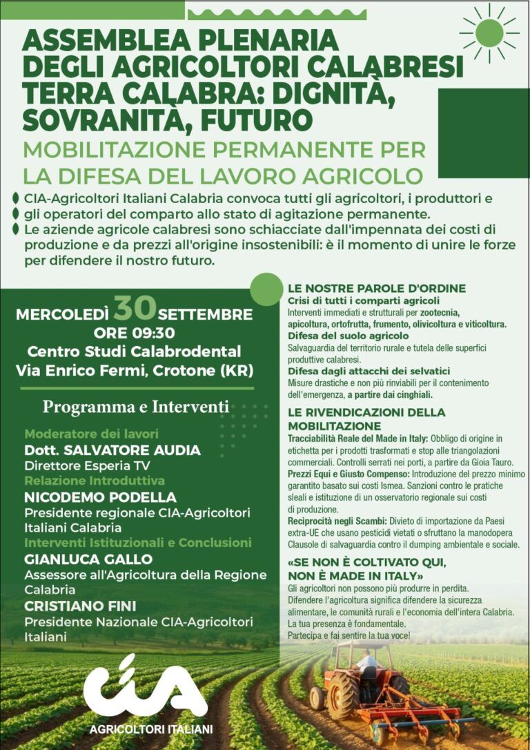 CIA mobilitazione