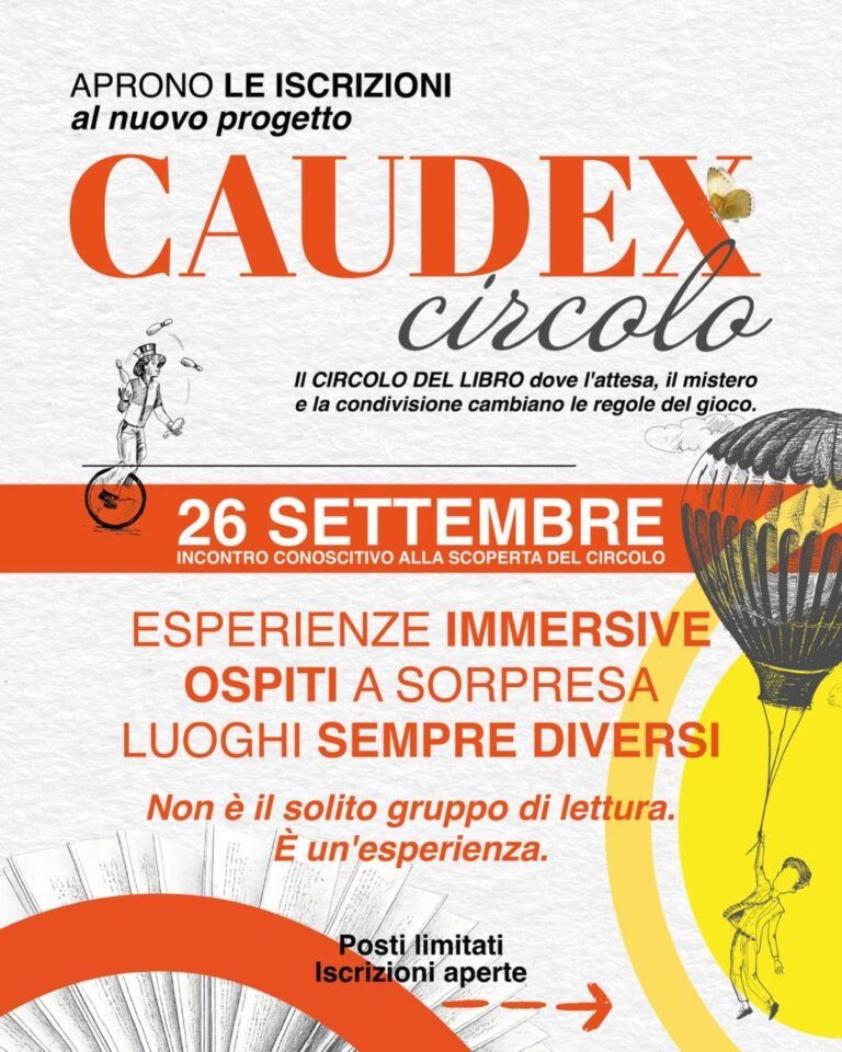 Lamezia, il cartellone “E-State Insieme” si arricchisce nel week end con la rassegna “Parole Erranti”, le iniziative del Circolo di lettura itinerante  Caudex e lo yoga all’Abbazia Benedettina
