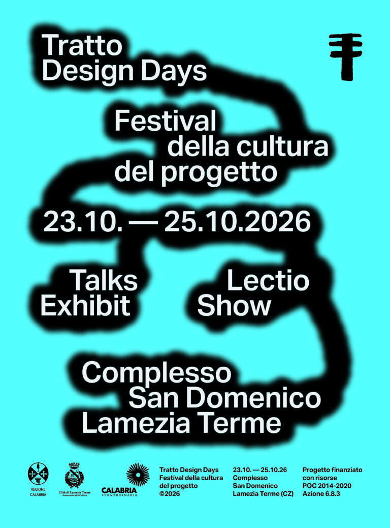 TRATTO Design Days, dal 23 al 25 ottobre a Lamezia Terme la prima edizione del festival dedicato alla cultura del progetto