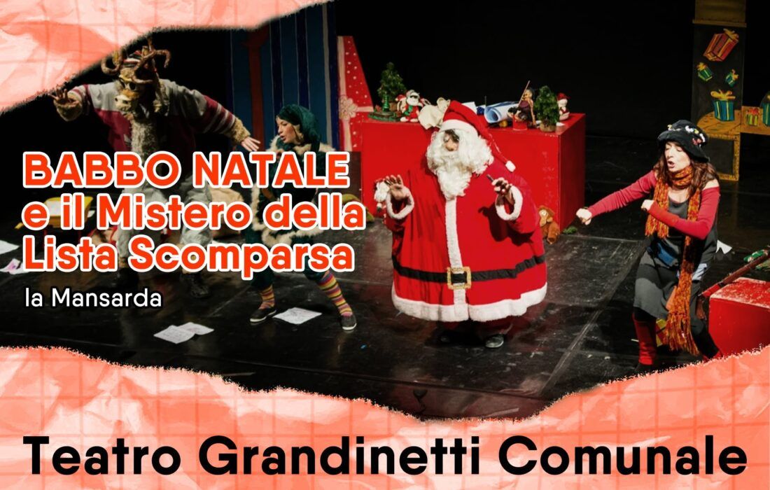 Lamezia, “Teatro Ragazzi”, torna la stagione promossa da Teatrop. Si inizia con due grandi spettacoli dedicati a Babbo Natale